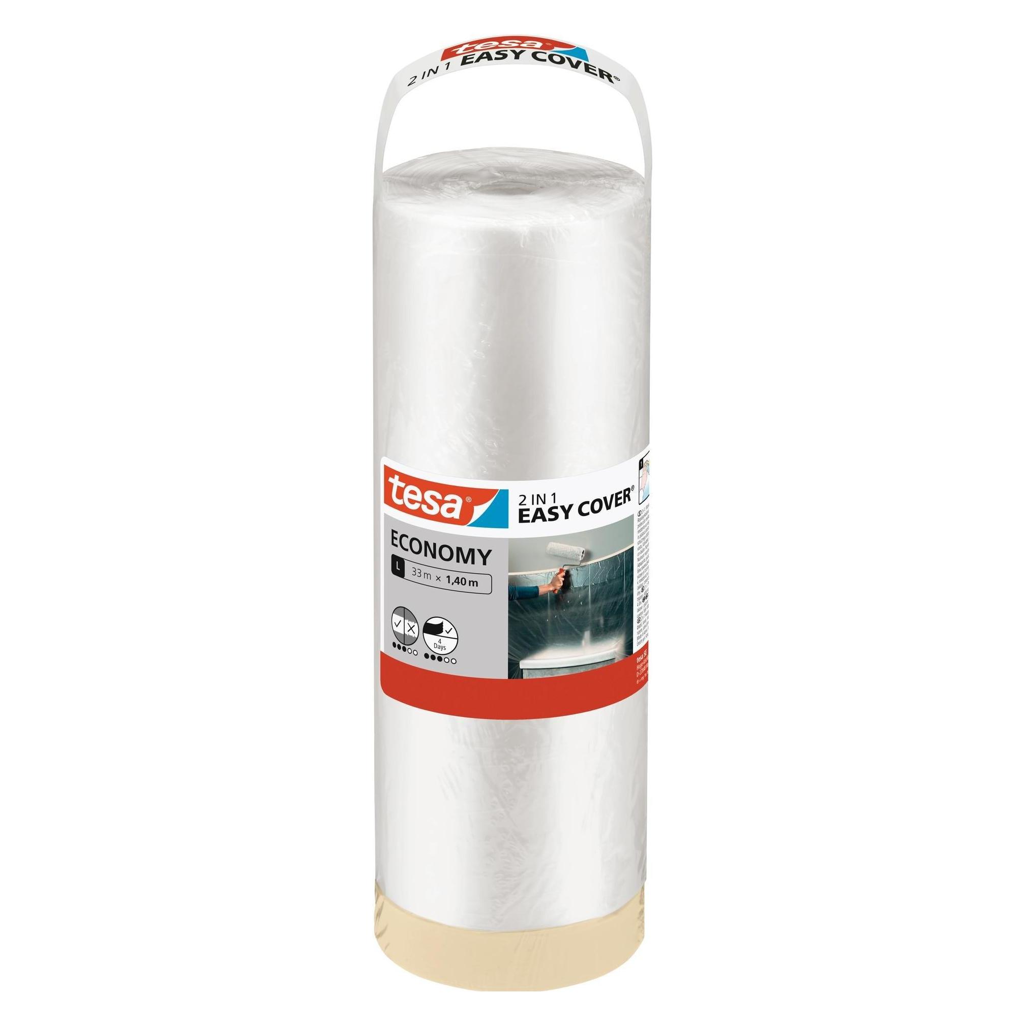 tesa EASY COVER Malerfolie ECONOMY Refill Nachfüllrolle (140 mm) (56577-00000-00)