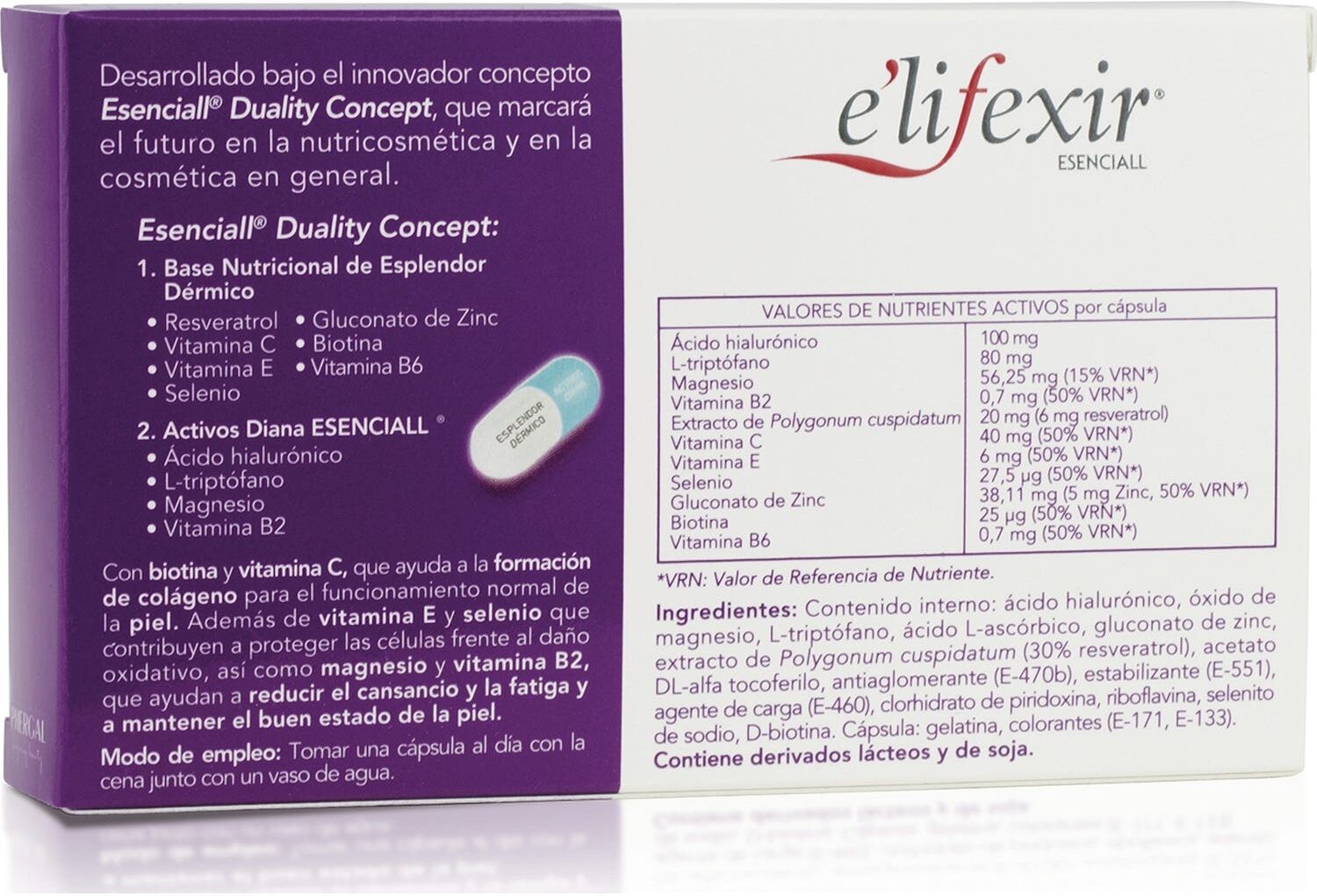 E'lifexir Cóctel de Belleza Nocturna 30 caps