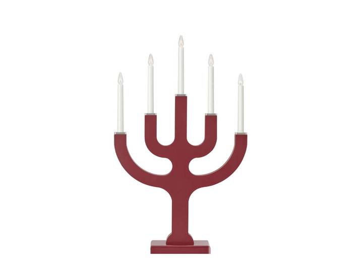 Markslöjd Weihnachtspyramide Sapin, Rot, Kunststoff, 40x65.5x12 cm, CE, zum Stellen, Dekoration, Weihnachtsdekoration, Weihnachtsbeleuchtung