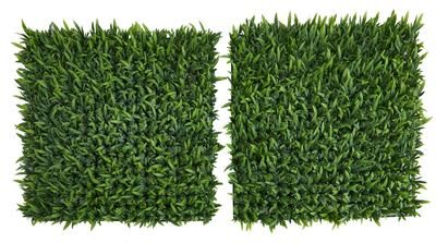 Nearly Natural "20"" Grass Artificial Wall Mat (Indoor/Outdoor) (Set of 2)"