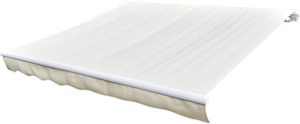 Dakota Fields Awning Top Sunshade Canvas Cream 450cm W x 300cm D