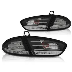 LED-Rückleuchten passend für Seat Leon 1P1 Facelift (2009–2012), Schwarz