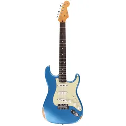 Fender Custom Shop 1963 Stratocaster Relic Aged Lake Placid Blue Metallic #CZ562... - E-Gitarre