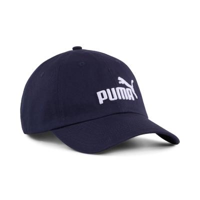 Baseball Cap PUMA "ESS NO1 LOGO BB CAP", Herren, blau (puma navy, logo), Twill, Baumwolle, unifarben, Caps, sportlicher Stil, aus Baumwolle