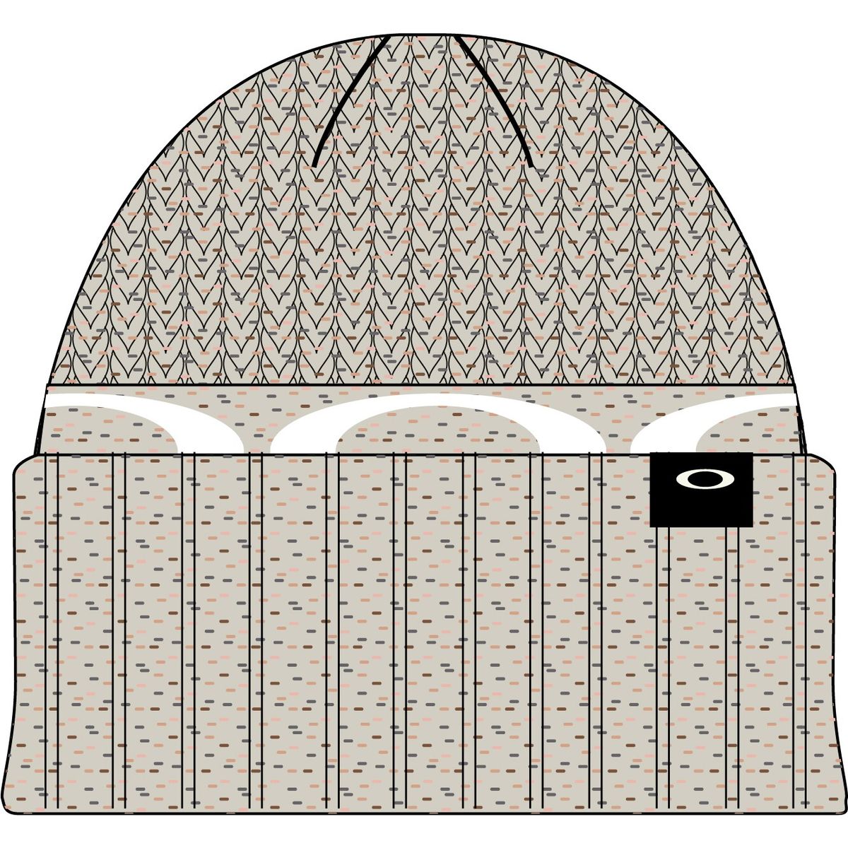 Oakley W. Ellipse Ribbed Beanie mist (68S) U FOS800048-68S-U