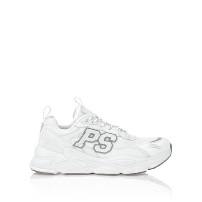 Sneaker PLEIN SPORT "Tiger", Damen, Gr. 37, Normalschaft, weiß (01, weiß), Schuhe Sneaker