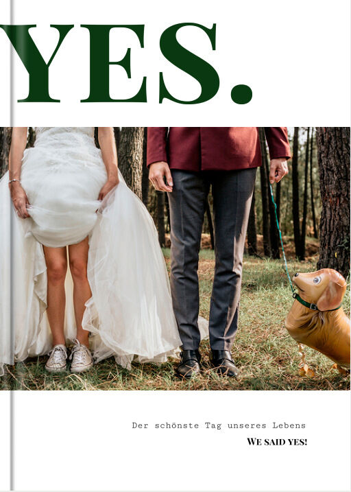 Myposter Digital "I Do." im Format A4 hoch