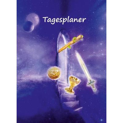 Tagesplaner undatiert A5 für Tageskarten ziehen und Termine, Taschenbuch von Angelina Schulze, Angelina Schulze Verlag, 978-3-96738-095-8