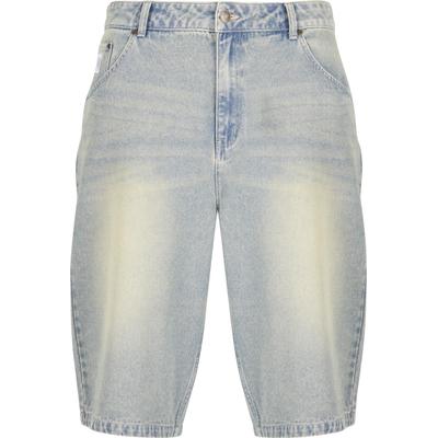 Shorts KARL KANI "Karl Kani Herren Karl Kani OG Denim Baggy Jorts", Herren, Gr. 30, Normalgrößen, blau (bleached blau), 100% Baumwolle, normal, Hosen Shorts