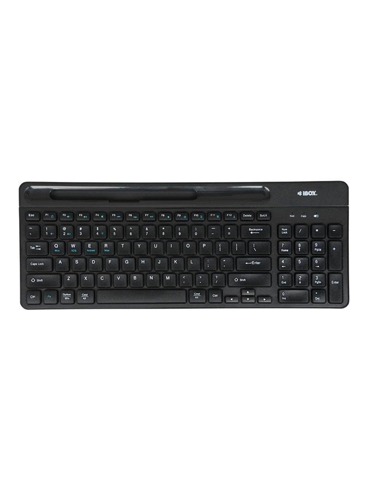 iBOX Kallisto - keyboard - QWERTY - black Input Device - Tastatur - Schwarz