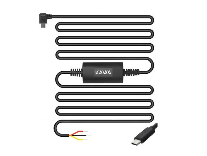 KAWA Kit d'installation filaire pour Dashcam (port USB-C), compatible avec MINI ORB, D7, MINI 7 Pro
