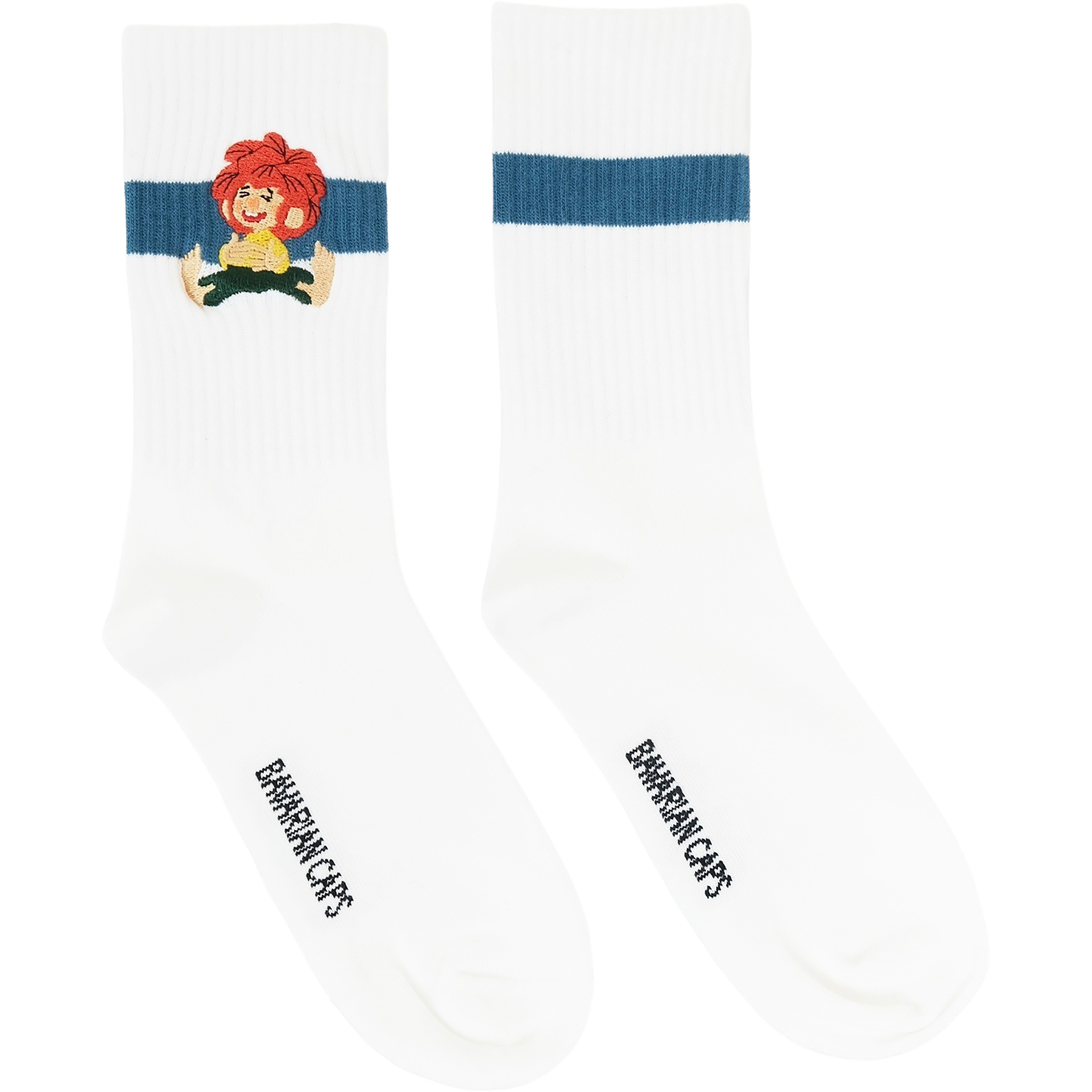 Bavarian Caps Pumuckl Lacht Freizeitsocken weiss Größe 41 Lifestyle Hautfreundlich