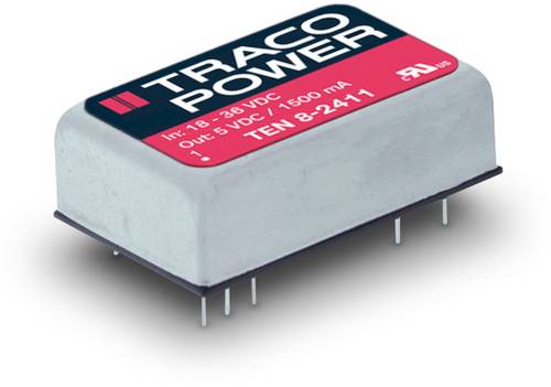 TracoPower TEN 8-4811 DC/DC-Wandler, Print 48 V/DC 5 V/DC 1.5A 8W Anzahl Ausgänge: 1 x Inhalt 1St.