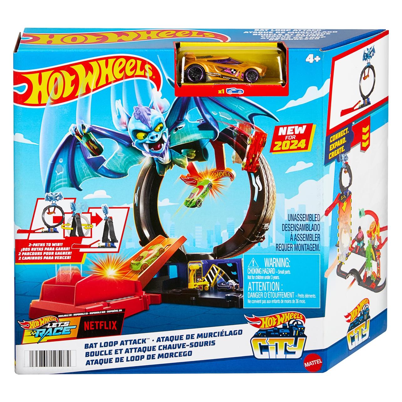 Hot Wheels City Nemesis Bat vs Tire Shop (HTN78)