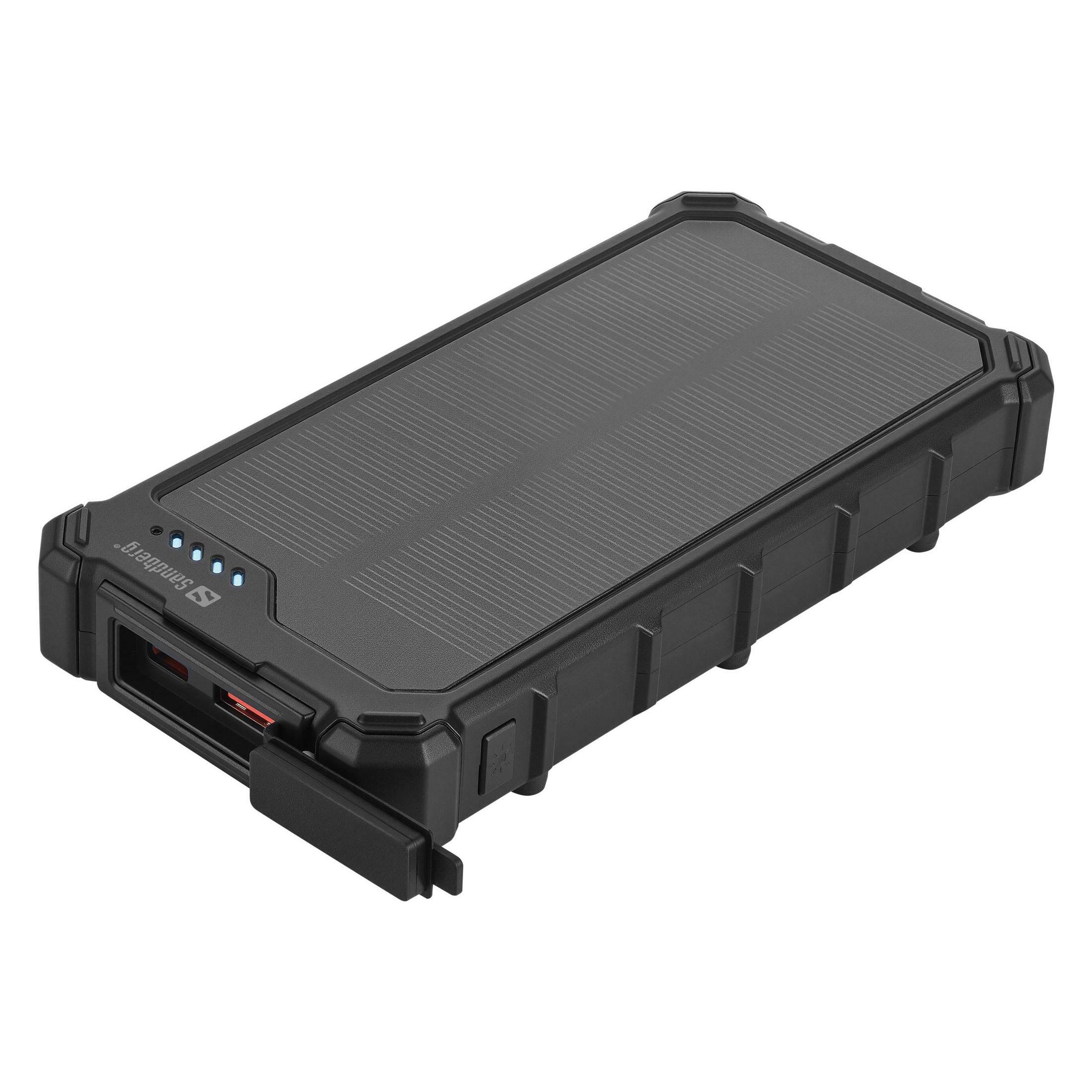 Sandberg Solar Powerbank CampLED 10000 (10000 mAh, 22.50 W, 37 Wh) (421-23)