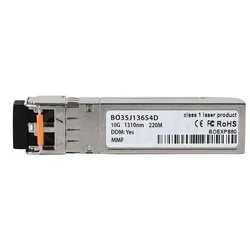 BlueOptics Kompatibler Netgear AXM763-10000S  BO35J136S4D SFP+ Transceiver, LC-Duplex, 10GBASE-LRM, Multimode, Transceiver, Silber