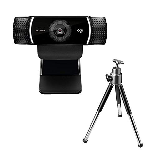 Logitech HD Pro Webcam C922 - 1080P Full HD Webcam met twee microfoons voor streamen, opnemen en videocalls - Zwart
