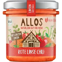 Allos Linsen-Aufstrich Rote Linse Chili bio