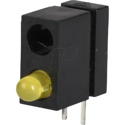 MEN 18017031 - LED-Baustein, gelb, 3 mm, 15 mcd, 60°