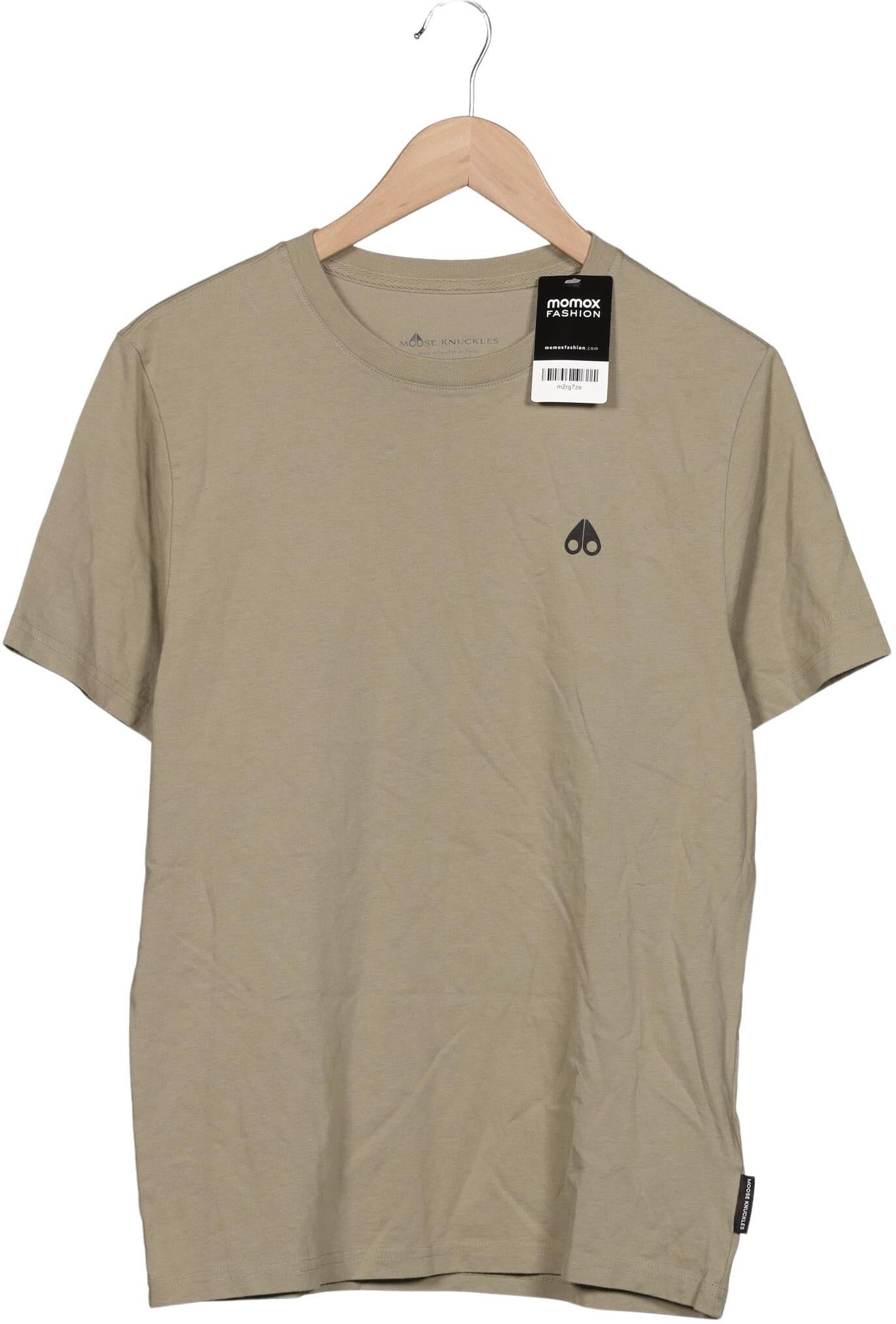 Moose Knuckles Herren T-Shirt, Beige, Gr. S, Baumwolle - Second Hand