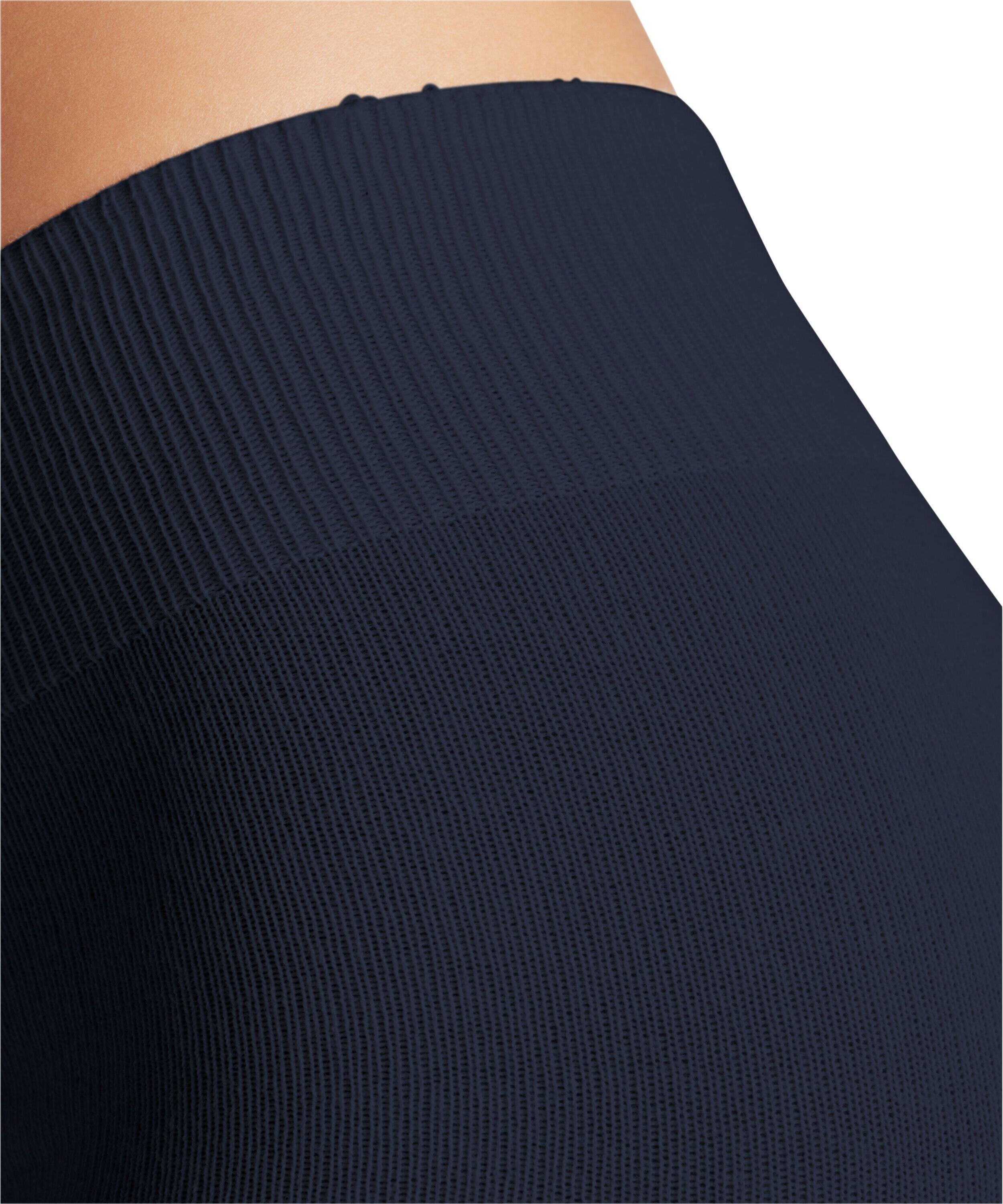 Feinstrumpfhose FALKE "Knit Caress", Damen, Gr. 40-42, blau (space blau (6116)), Strumpfhosen Feinstrumpfhose