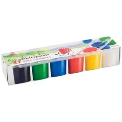 ICO Igel: Bunte Temperafarbe im Tiegel – Set mit 6 Stück