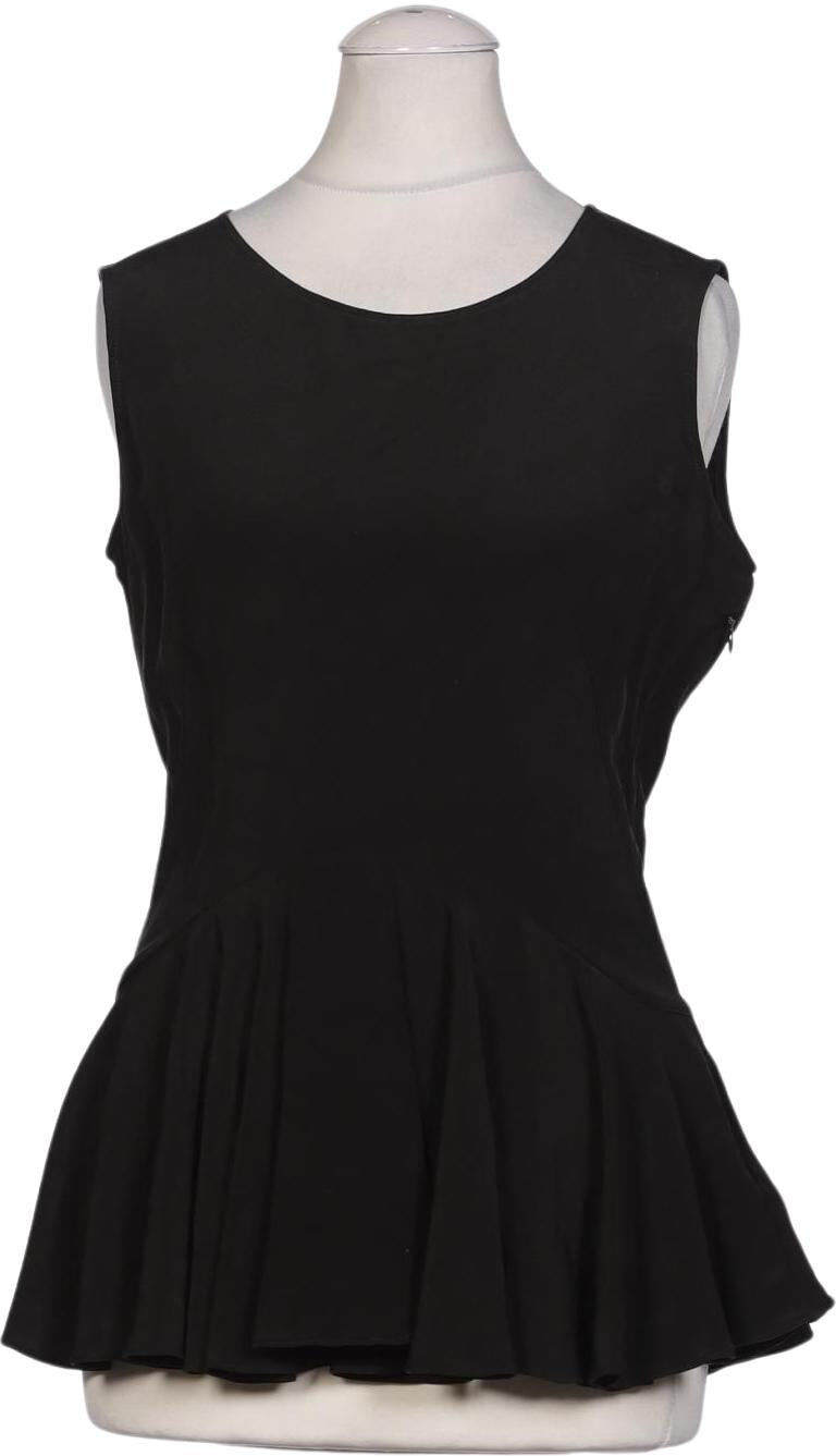 Alexander McQueen Damen Bluse, Schwarz, Gr. EU 40, Seide - Second Hand