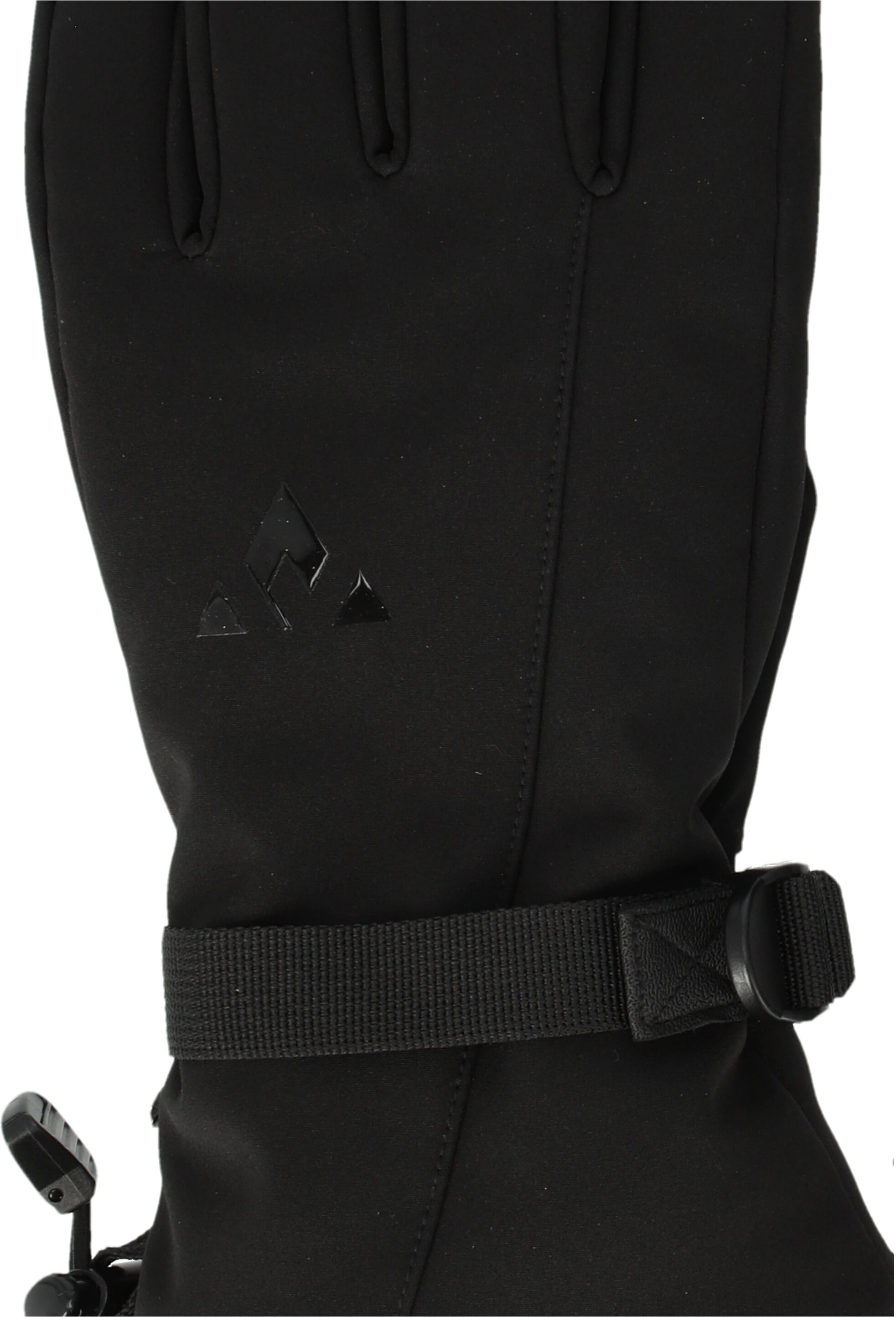 Skihandschuhe WHISTLER "Fenwick", Damen, Gr. M, schwarz, 94% Polyester, 6% Elasthan, unifarben, Handschuhe, mit touchscreen-kompatiblen Fingerspitzen