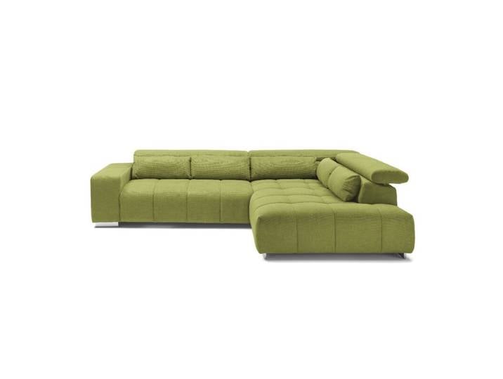 Trendstore Christel Ecksofa wahlweise mit Hocker - Chenille Bost