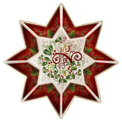 Goebel Weihnachten Palais Royal Stellar groß 32 cm Schale Servierschale Plätzchenschale Sternschale Weihnachten
