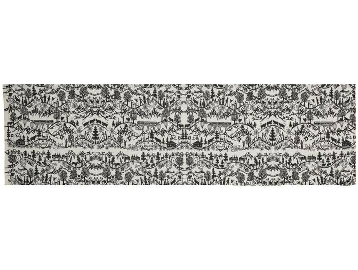 Tischläufer HUBATKA TEXTIL Swissness Schwarz/Weiss , schwarz-weiss (schwarz, weiß), B:35cm L:135cm, Baumwolle, Tischdecken, Tischläufer