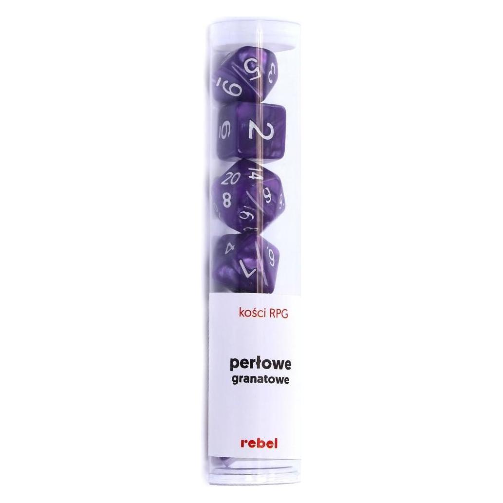 Rebel RPG Dice Set - Pearl - Violet (21135642)