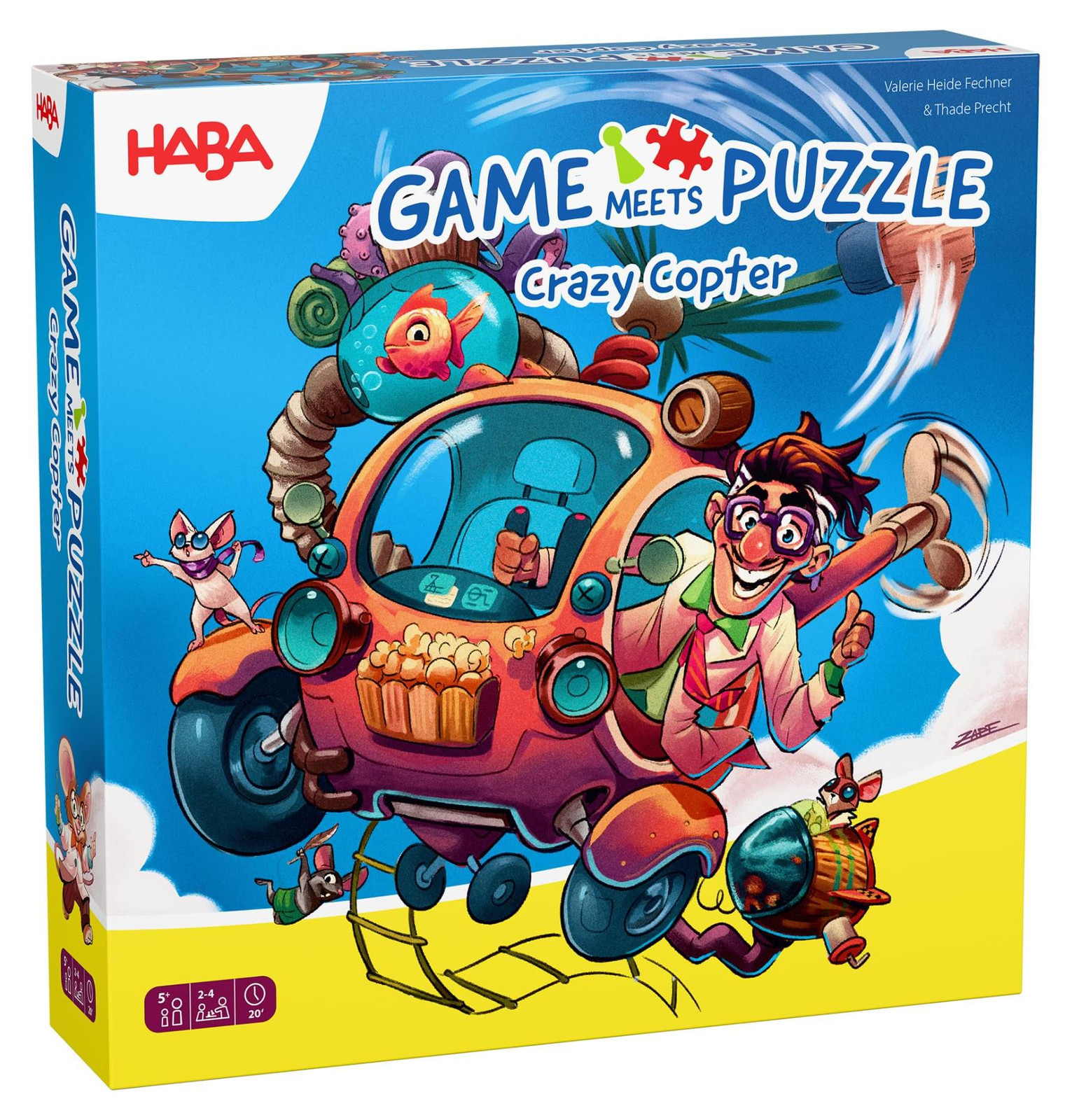 Haba Crazy Copter Spel en Puzzel Combinatie