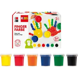6x Marabu, Künstlerfarbe + Bastelfarbe, Kids (35 ml)