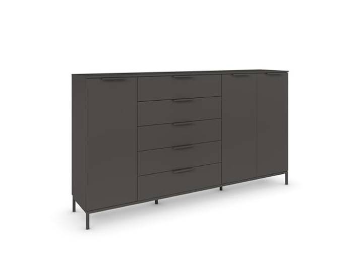 Rauch Möbel Flipp, Kommode, Farbe Graphit, Breite 199 cm