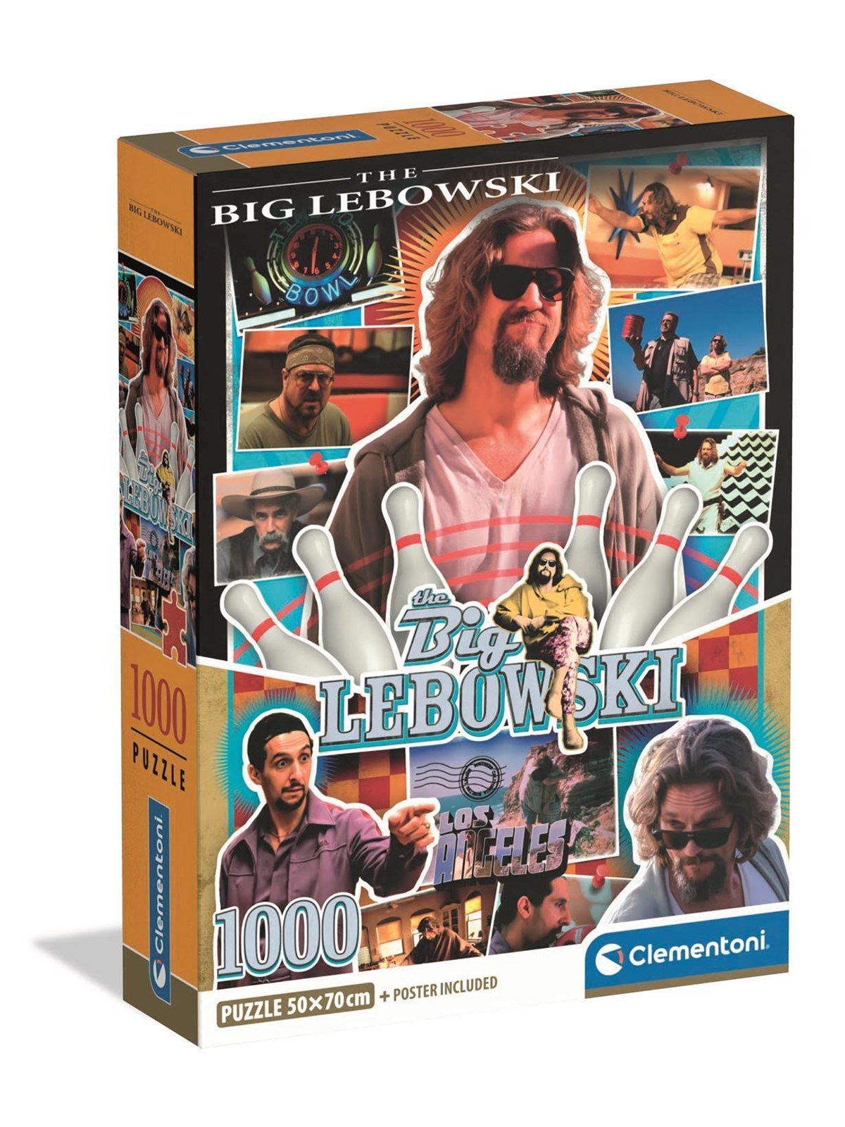 Clementoni Puzzle Compact Cult Movies 2026 - The Big Lebowski 1000 pieces 2D Puzzles