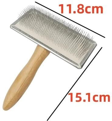 Uplifted Finds Heritage Oak Stainless Steel Grooming Comb 11.8cm