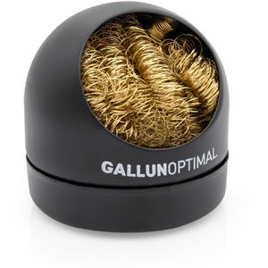 GALLUNOPTIMAL Lötspitzen-Reinigungsdraht GOCS05B, aus Messing, Trockenschwamm, mit Halterung