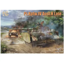 Border Model 1:35 BT050 Panzerkampfwagen IV - Pz.Kpfw.IV Ausf.H Laat - Tank Plastic