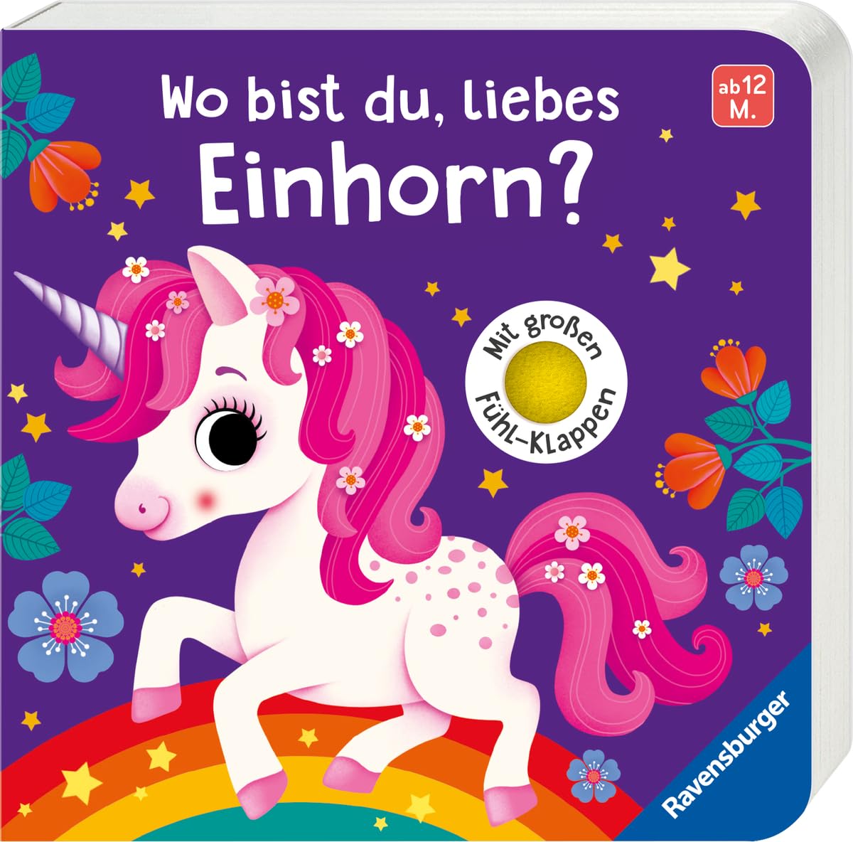 Mila Rulff - Wo bist du, liebes Einhorn? Mit großen Fühl-Klappen - Spielbuch mit Stoff-Klappen, Bilderbuch ab 12 Monaten: Mit großen Fühl-Klappen - Preis vom 09.10.2026 07:28:09 h