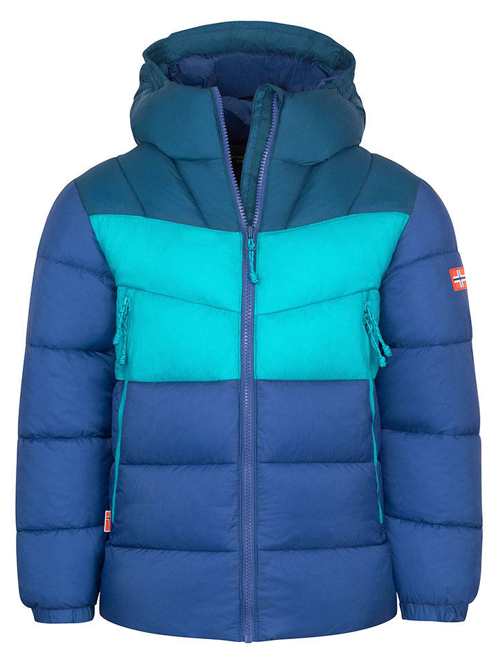 Trollkids Winterjacke "Kirkenes" in Blau - 140