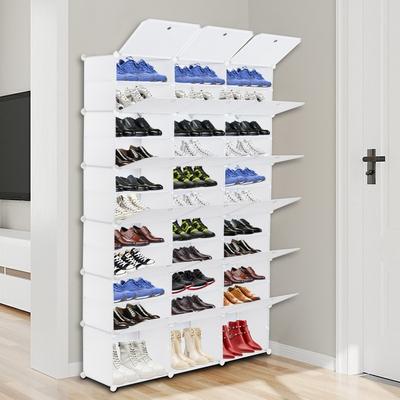 fastbuy Portable Shoe Rack Organizer 66-72 Pair Tower Shelf Storage Cabinet