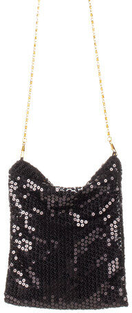 Tasche "Pailletten", schwarz