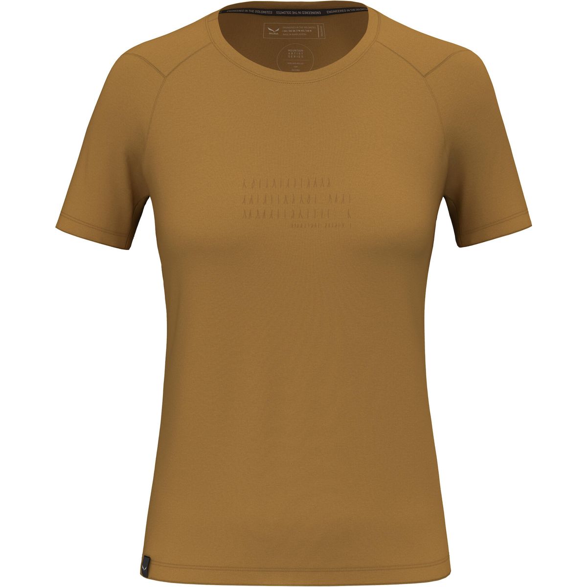 Salewa Eagle Poem Dry'ton T-shirt W golden brown (7020) 34 00-0000028913-7020-34