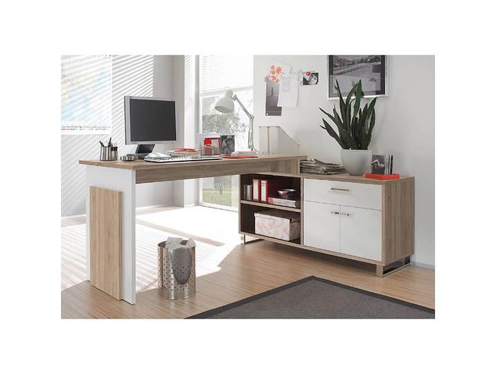 Schreibtisch Maxim 130 x 75 x 160cm Braun