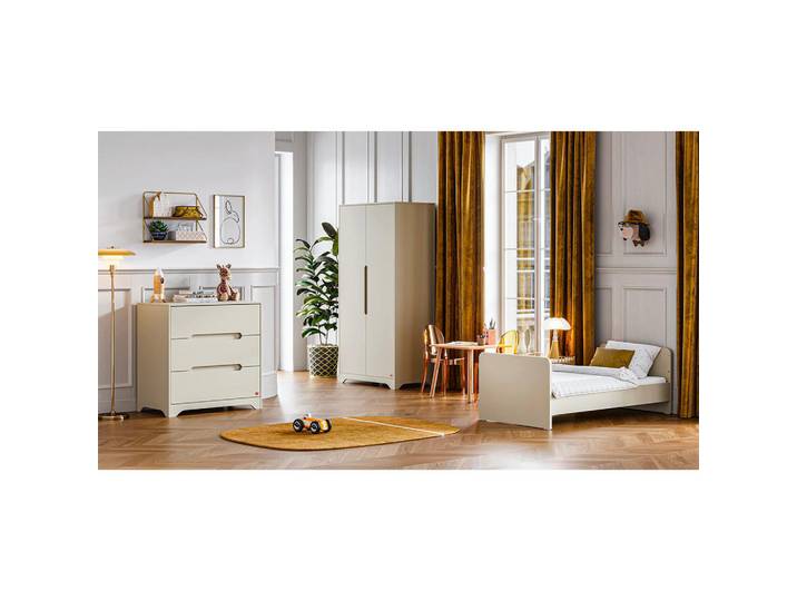 Petits-meubles Babyzimmer 3-teilig Ova Beige, 144.5x86x75 cm, Babymöbel & Kindermöbel, Babyzimmer