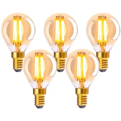 Näve 5er-Set E14 LED Leuchtmittel "DILLY" H: 7,8cm warmweiß