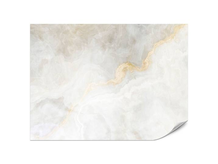 FOTOTAPETE für Wohnzimmer Zarter Marmor Goldakzente 200x140