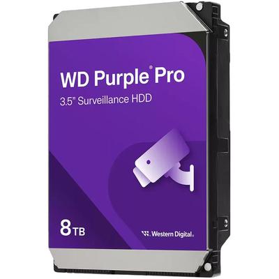 WESTERN DIGITAL interne HDD-Festplatte "Purple Pro Smart Video 8TB", lila (silber, schwarz), 8 TB, Festplatten