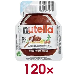 Nutella 120er-Pack Nougatcreme »nutella« 15 g
